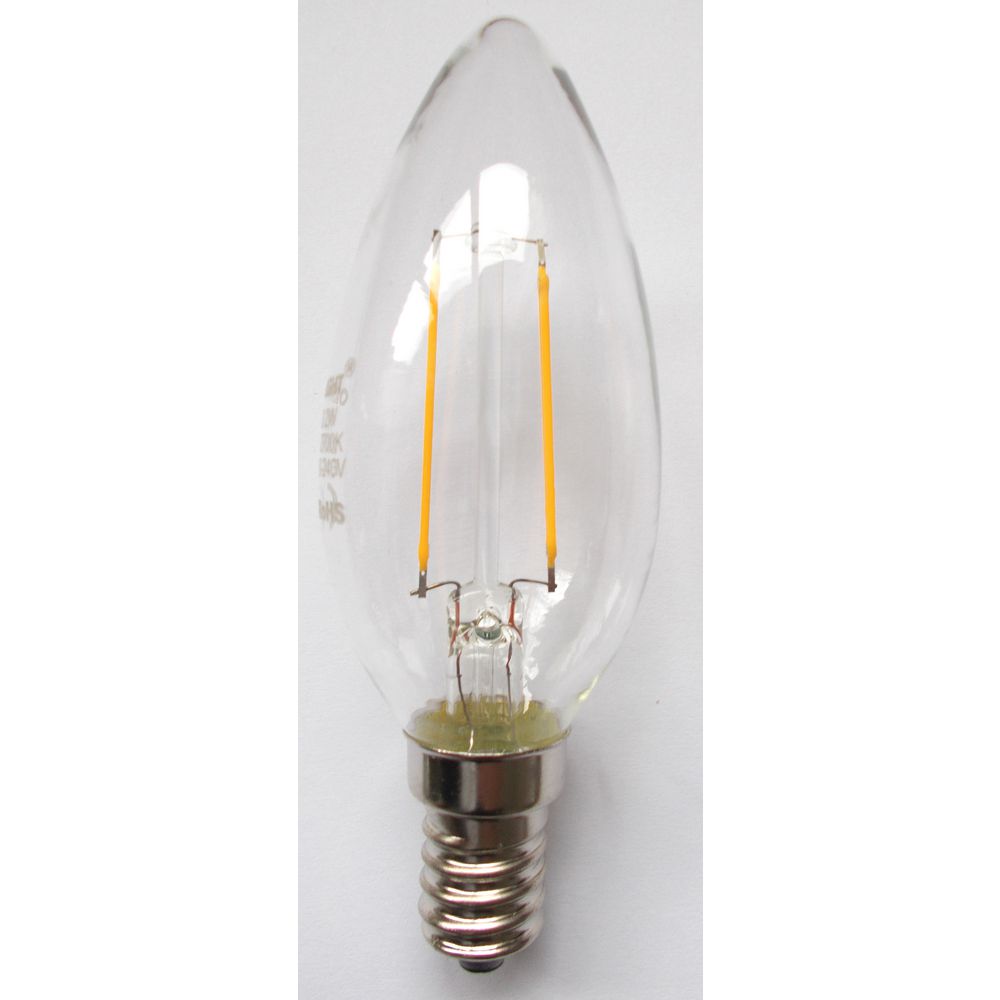 Glödlampa Kron LED Klar E14 2W (25W)