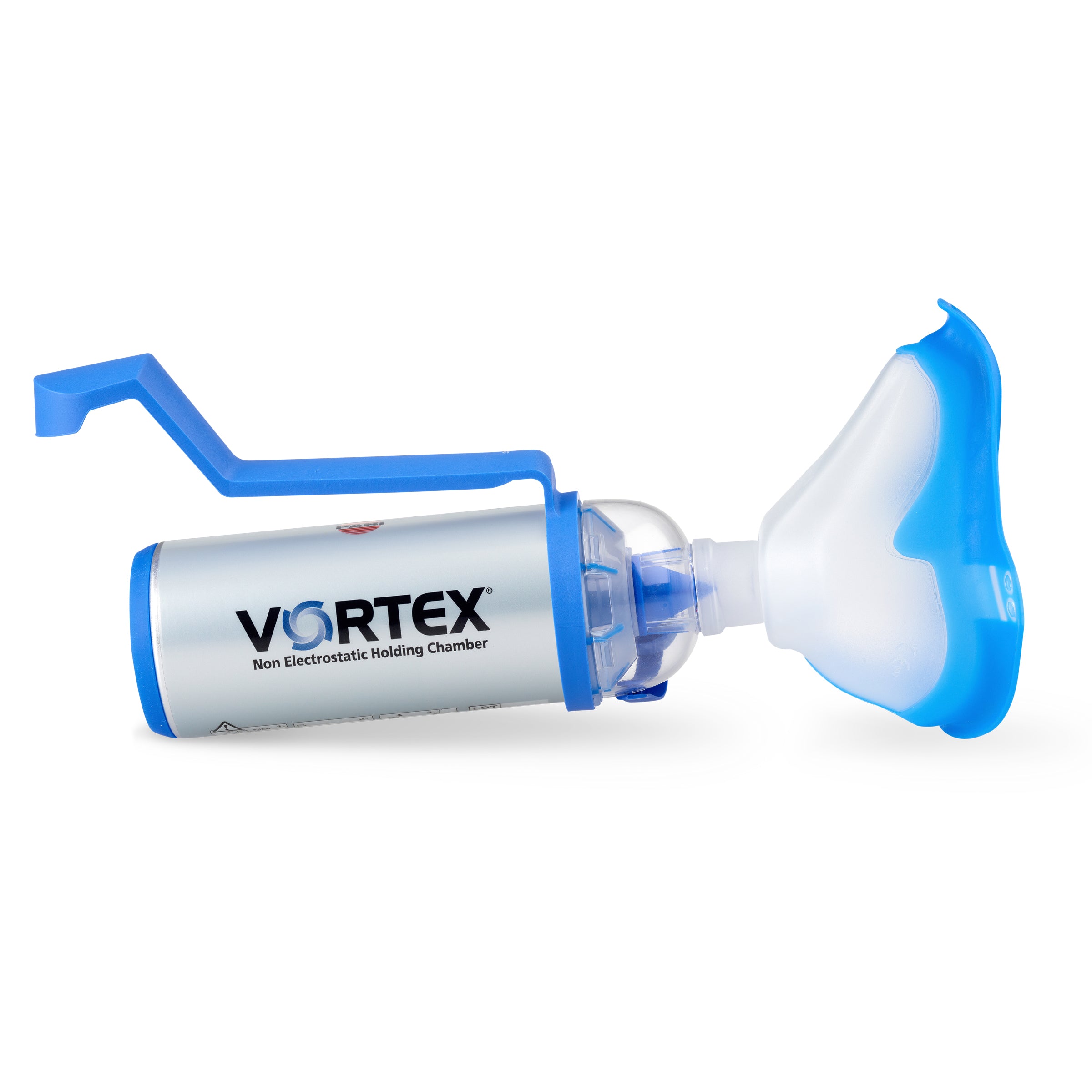 Vortex Andningsbehållare med 1st Vuxen mask soft – Bluebird Medical AB