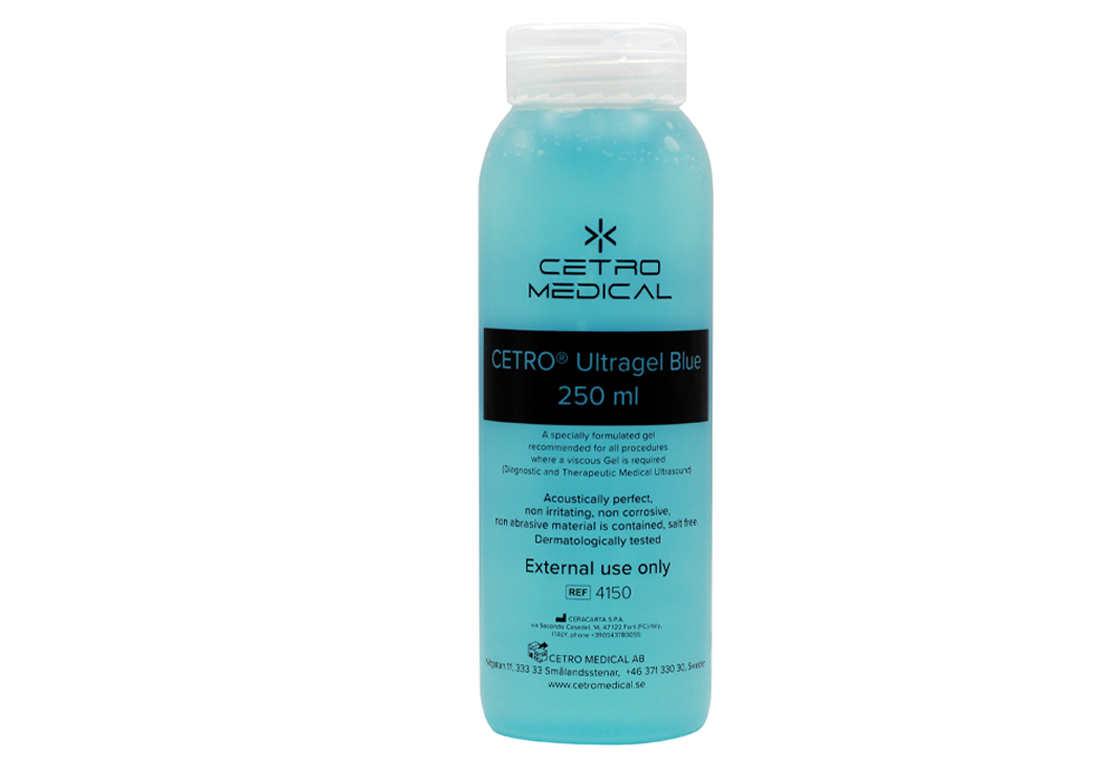 Ultraljudsgel Cetro Blue Blåfärgad 250ml