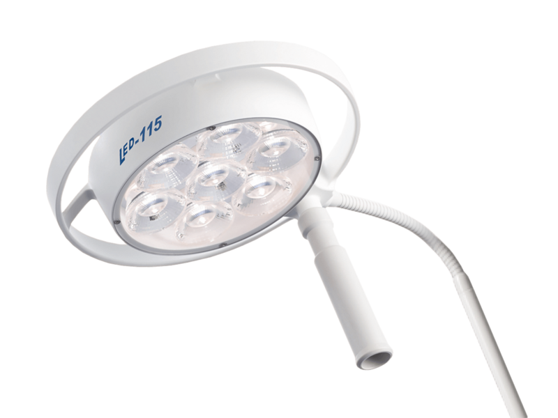 Undersökningslampa Mach 115 LED Rullstativ