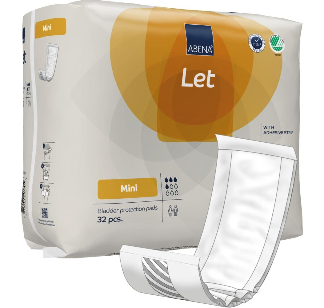 Inkontinensskydd Abena Let Stl.Mini 39 x 14cm 500ml / 288
