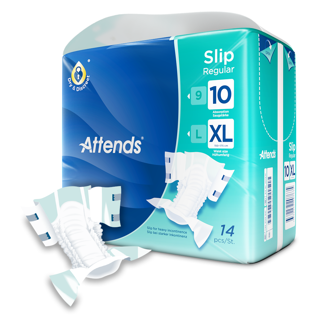 Inkontinensskydd Attends Slip Regular 10 XL / 14