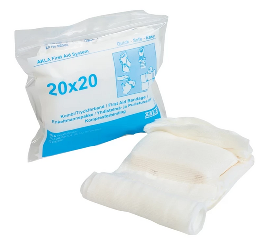 Trauma 3 Kombi / Tryckförband 20 x 20cm