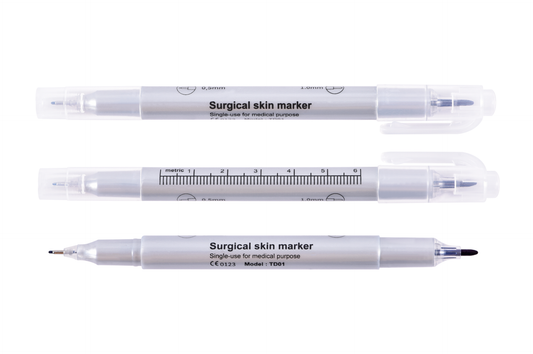 Bluebird Hudmarkeringspenna Dual Tip 0,5&1,0mm Steril / 50