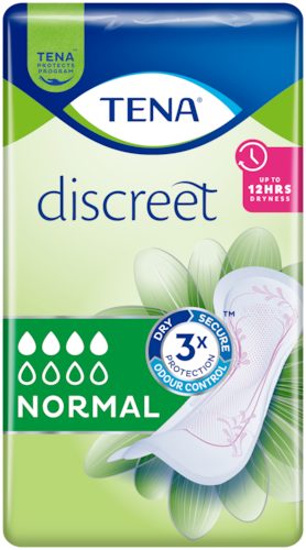 Inkontinensskydd Tena Discreet Normal / 12