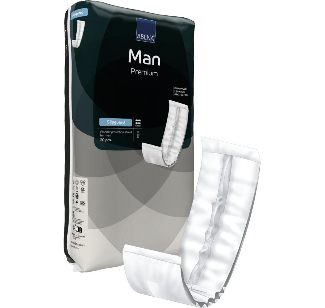 Inkontinensskydd Abena Man Premium Stl.Slipguard 40 x 9cm / 100