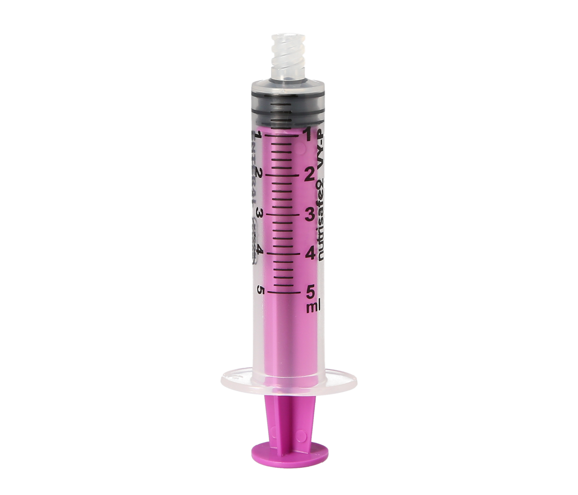 Enteralspruta Nutrisafe 2 Flergångs 5ml / 100