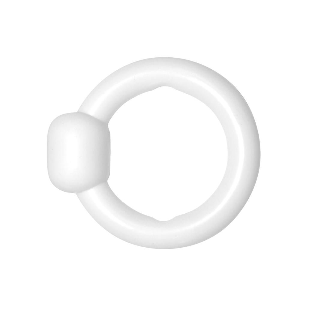 Livmoderring Silikon med Knob 74mm