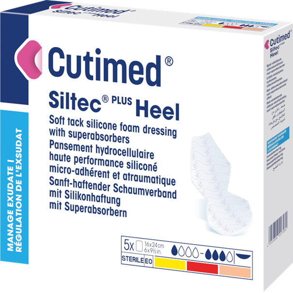 Cutimed Siltec Plus Heel 2D 16 x 24cm / 5