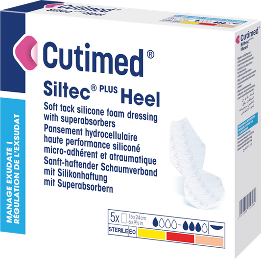 Cutimed Siltec Plus Heel 2D 16 x 24cm / 5