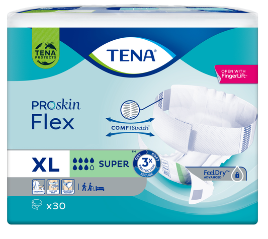 Inkontinensskydd Tena ProSkin Flex Super XL / 30