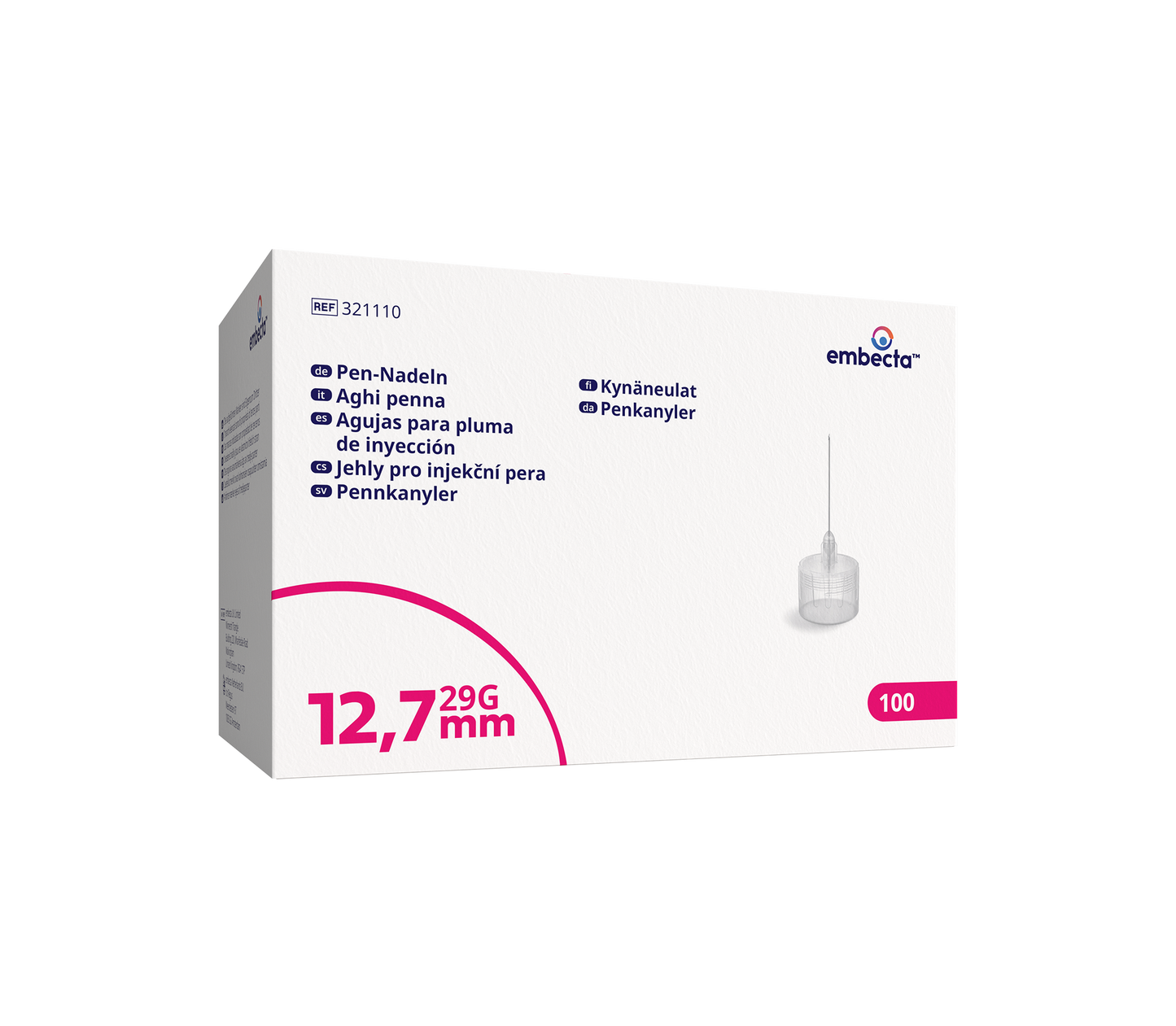Embecta Pennkanyler 12,7mm 0,33mm (29G) / 100
