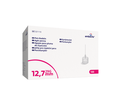 Embecta Pennkanyler 12,7mm 0,33mm (29G) / 100