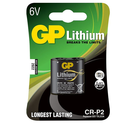 Batteri GP Pro Photo Lithium CR P2