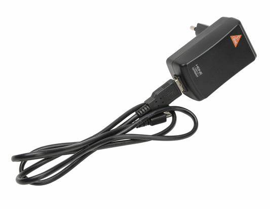 HEINE E4-USB ladetransformator og kabel