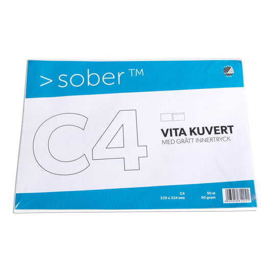 Kuvert C4 Självhäftande PS / 50