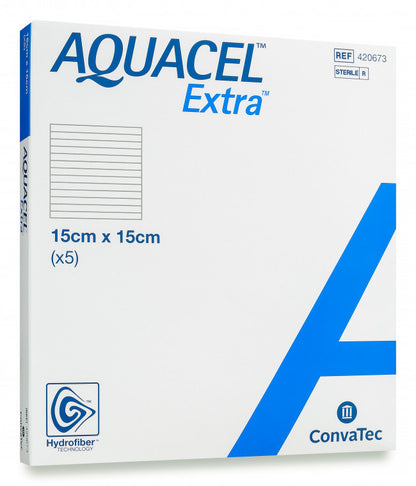 Aquacel Extra Hydrofiber 15 x 15 cm / 5