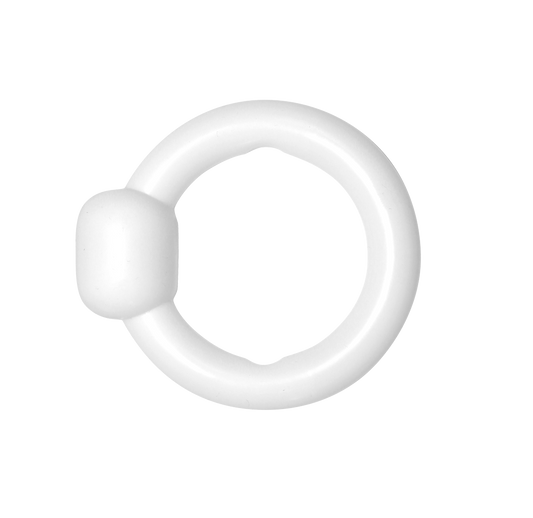 Livmoderring Silikon med Knob 81mm