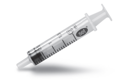 Spruta 3-komp Bluebird Set Luer/Centrerad 2ml / 100