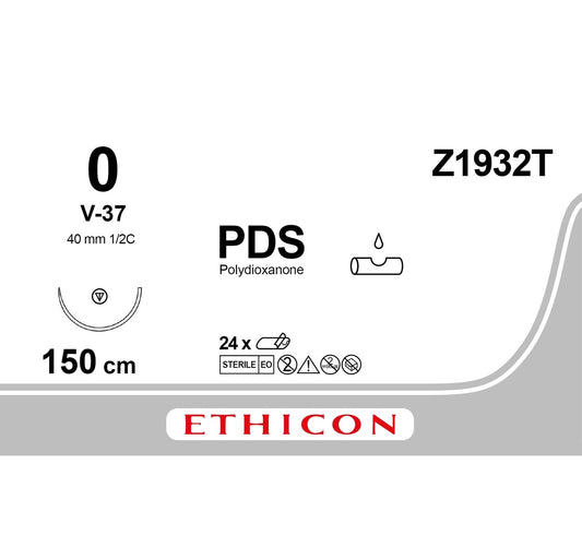 PDS II Sutur M3,5 150cm Lila Loop / 24