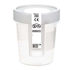 NFT Urinbägare m Integrerad Transferenhet Steril 100ml  / 200