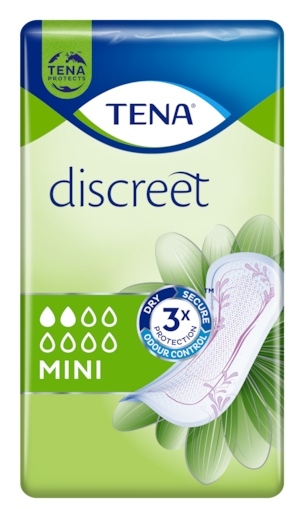 Inkontinensskydd Tena Discreet Mini / 20
