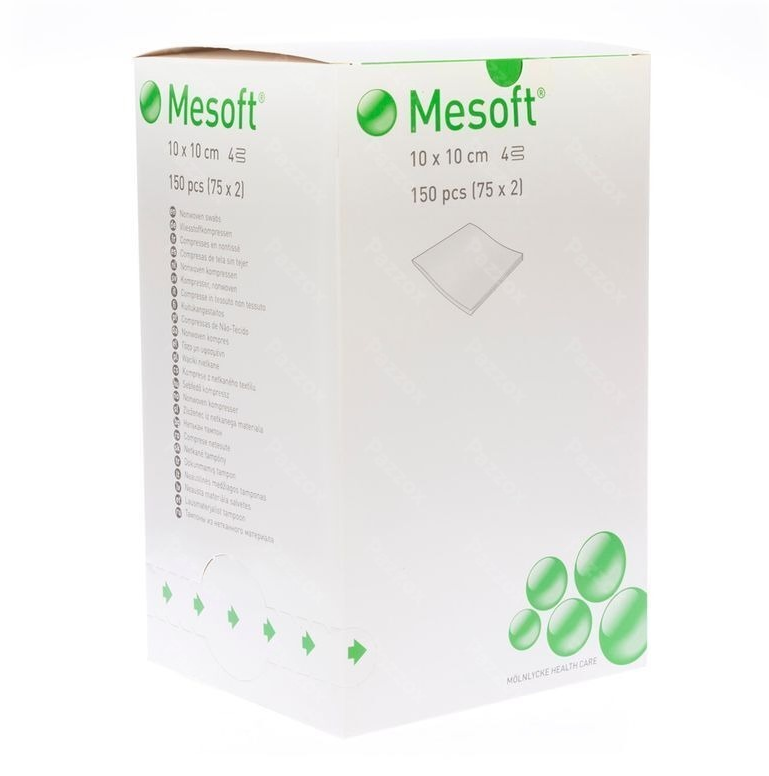 Kompress NonWoven Mesoft Steril 2-pack 10 x 10cm / 150