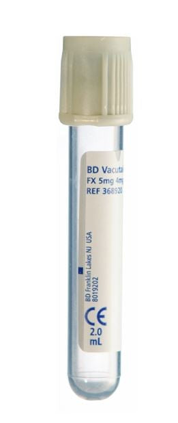 Venprovtagningsrör Grå 2ml 13x75mm Na-Fluorid/Oxalat  / 100