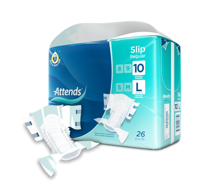 Inkontinensskydd Attends Slip Regular 10 L / 26