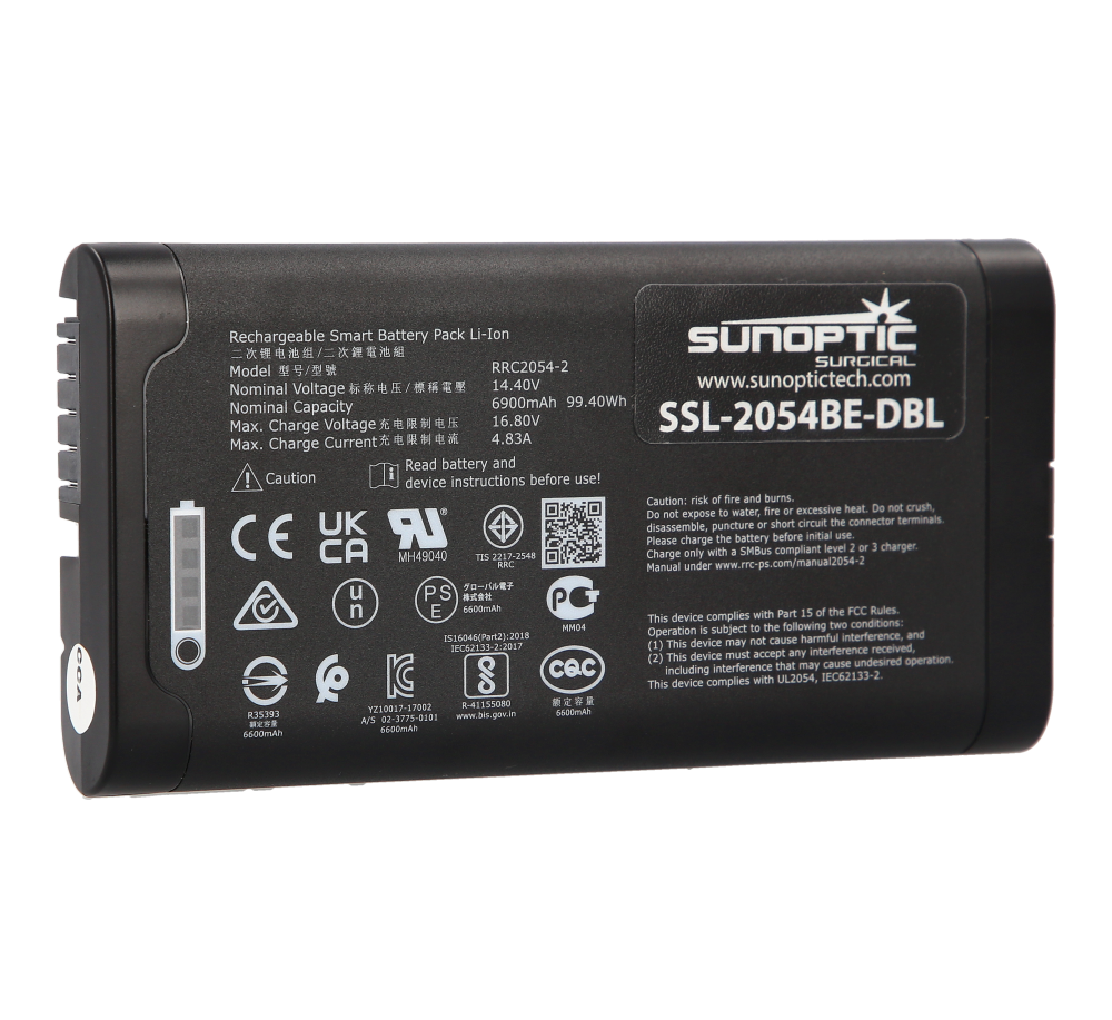 Sunoptics Batteri Förlängt till LED Pannlampa LX2 & 9500