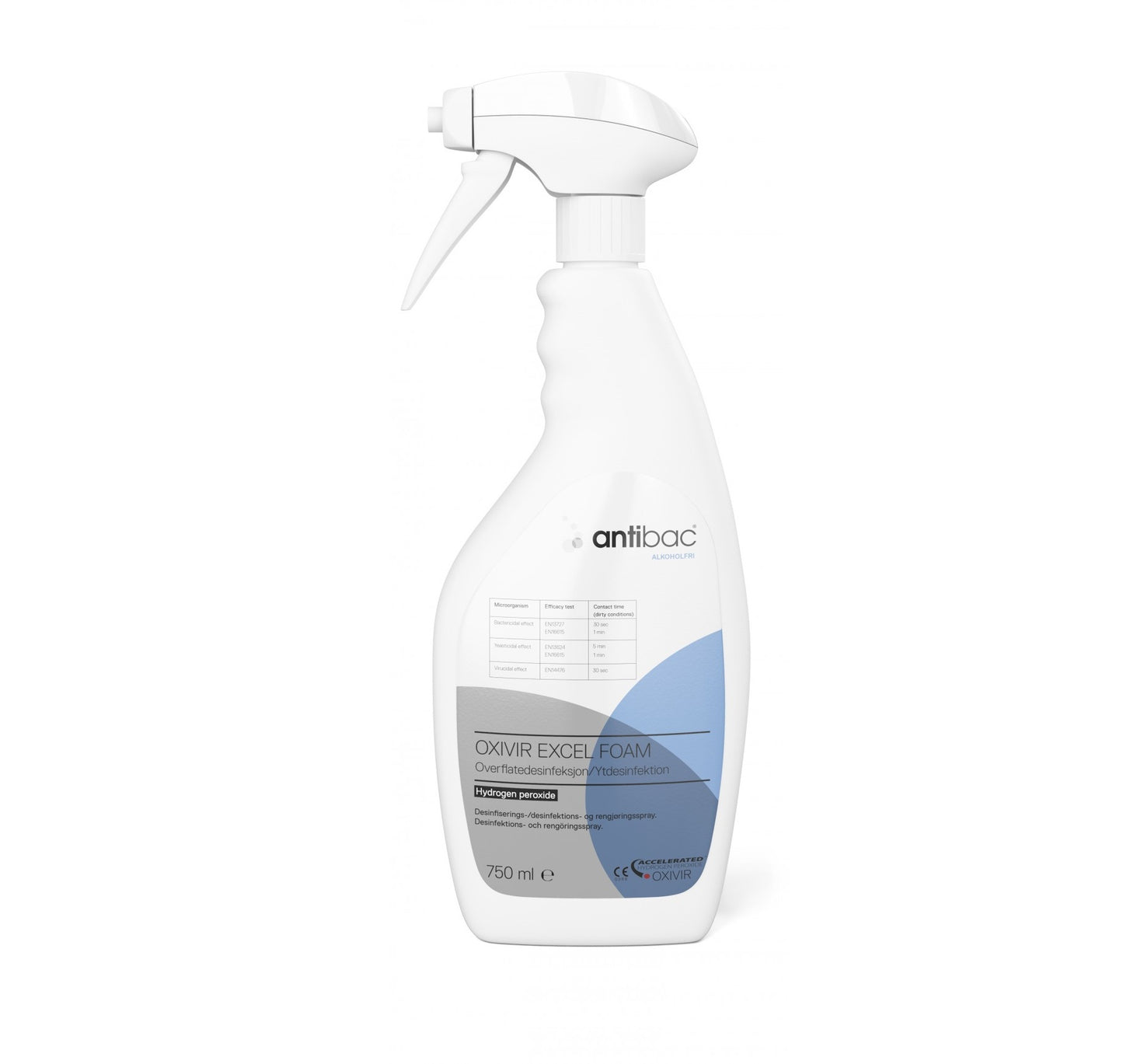 Antibac Ytdesinfektion Oxivir Excel Foam 750ml Spray