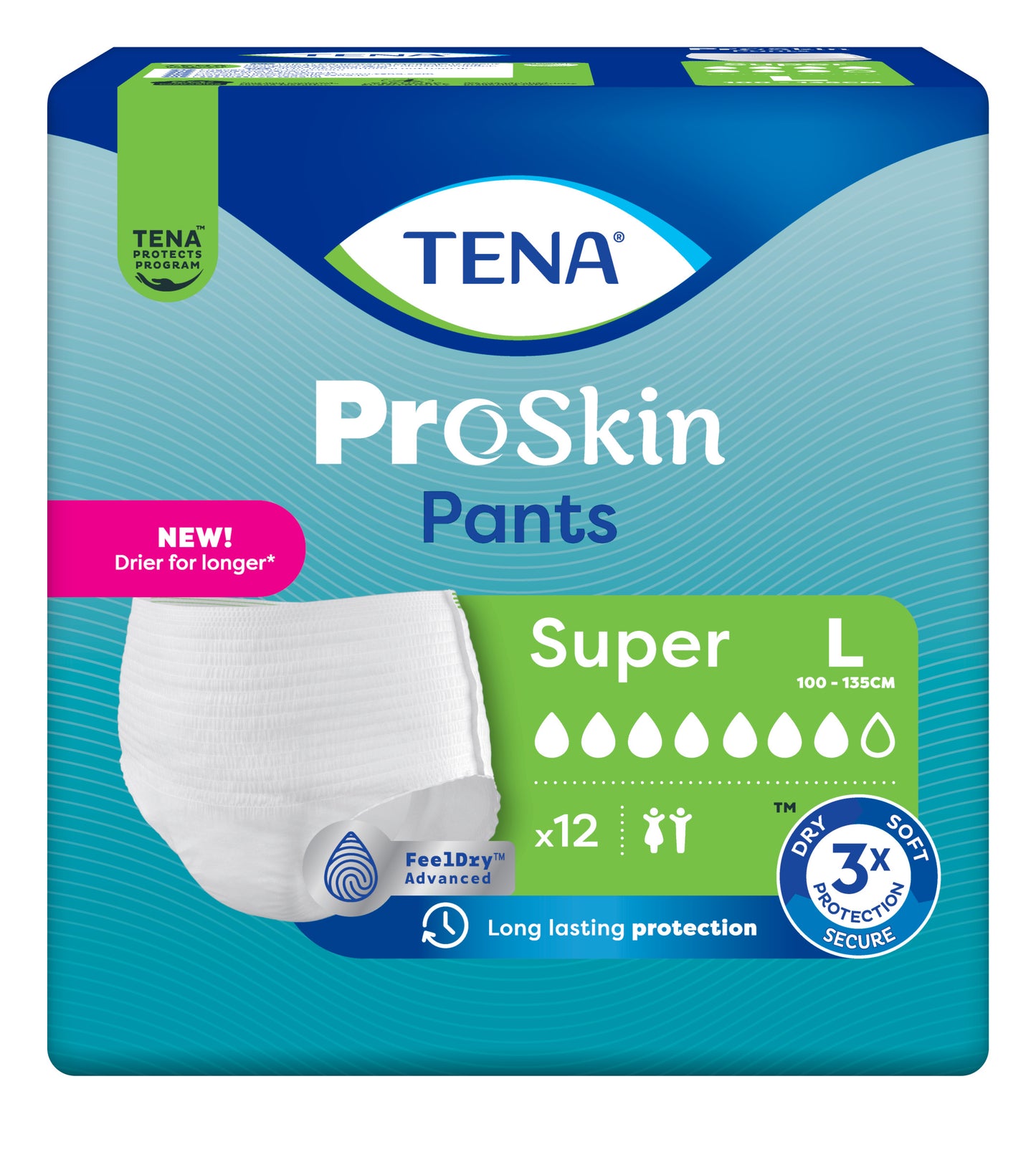 Inkontinensskydd Tena ProSkin Pants Super L / 12