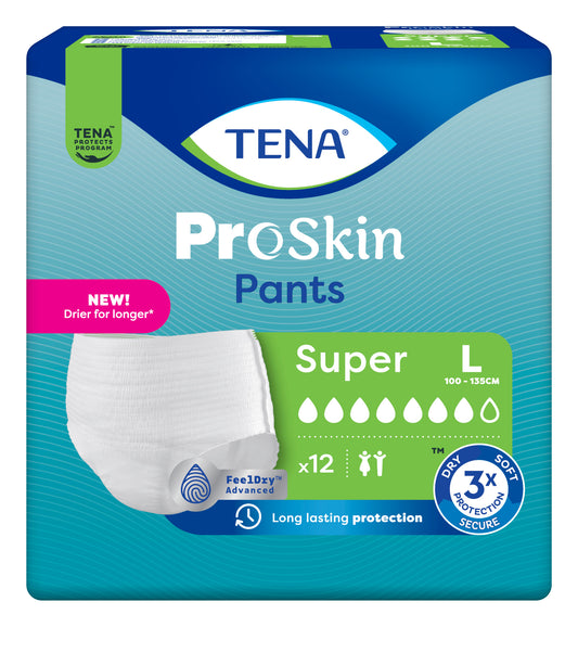 Inkontinensskydd Tena ProSkin Pants Super L / 12