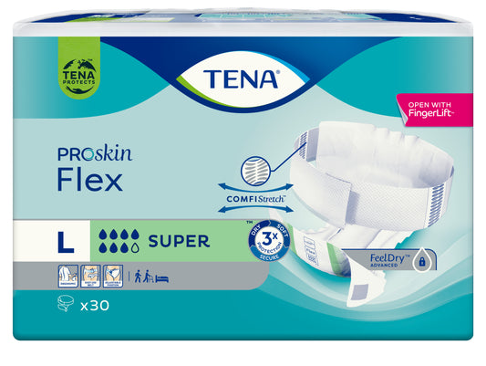 Inkontinensskydd Tena ProSkin Flex Super L / 30