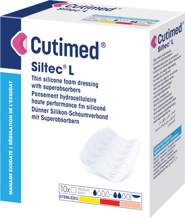 Cutimed Siltec L 10 x 10cm / 10