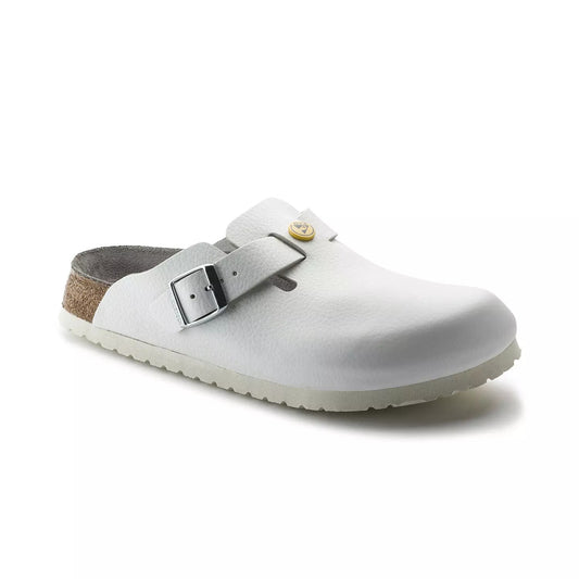 Birkenstock Tofflor Boston ESD Narrow Fit Vit