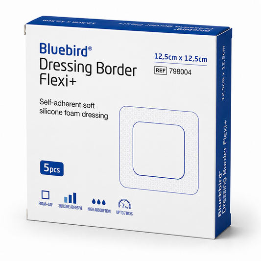 Bluebird Silicone Foam Dressing Border Flexi+ 12,5 x 12,5cm / 5