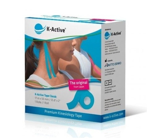 Kinesiotape K-Active Blå 5cm x 17m