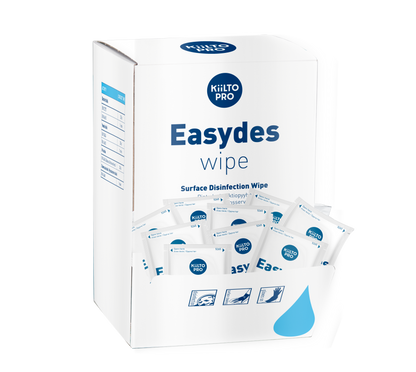 Ytdesinfektionsservett Kiilto Pro Easydes singelpack / 150