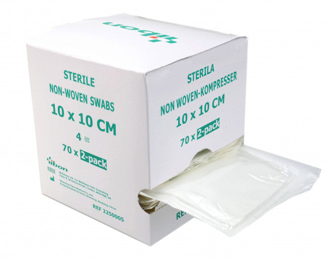 Kompress NonWoven 2-pack Steril 10 x 10cm 4-Lag / 140
