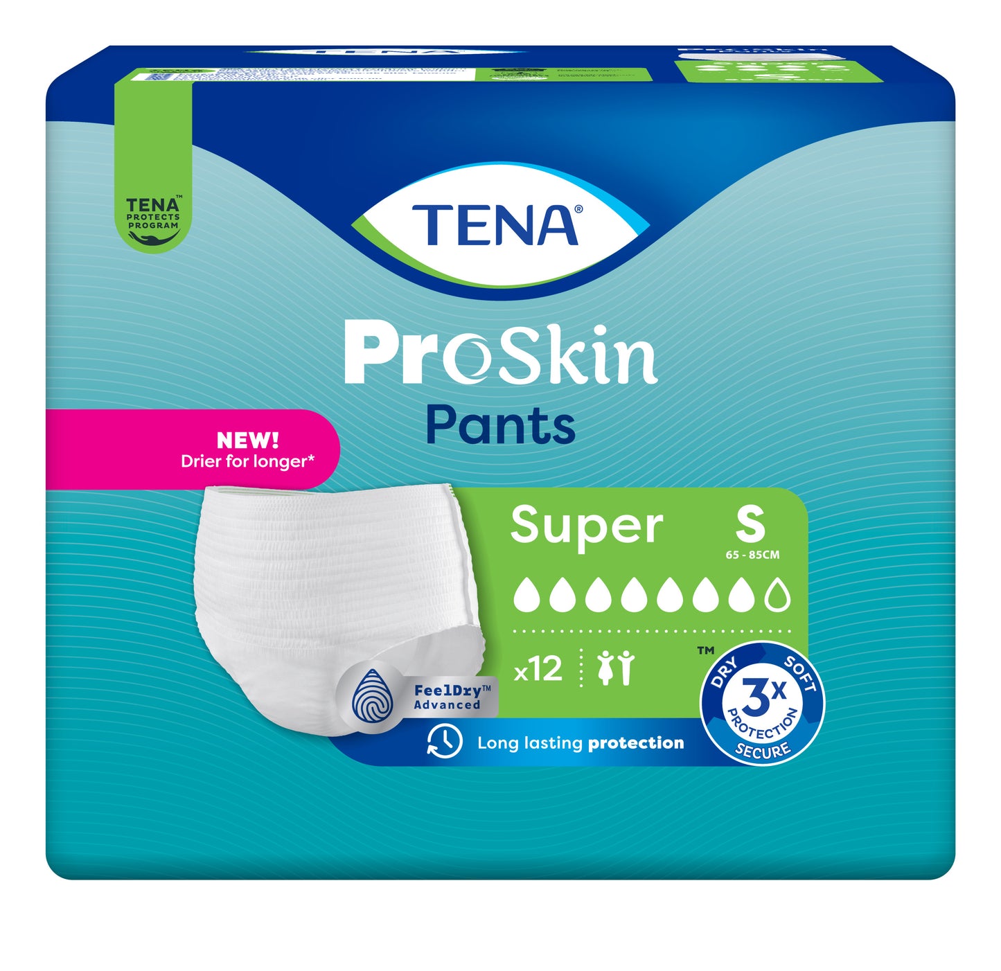 Inkontinensskydd Tena ProSkin Pants Super S / 12
