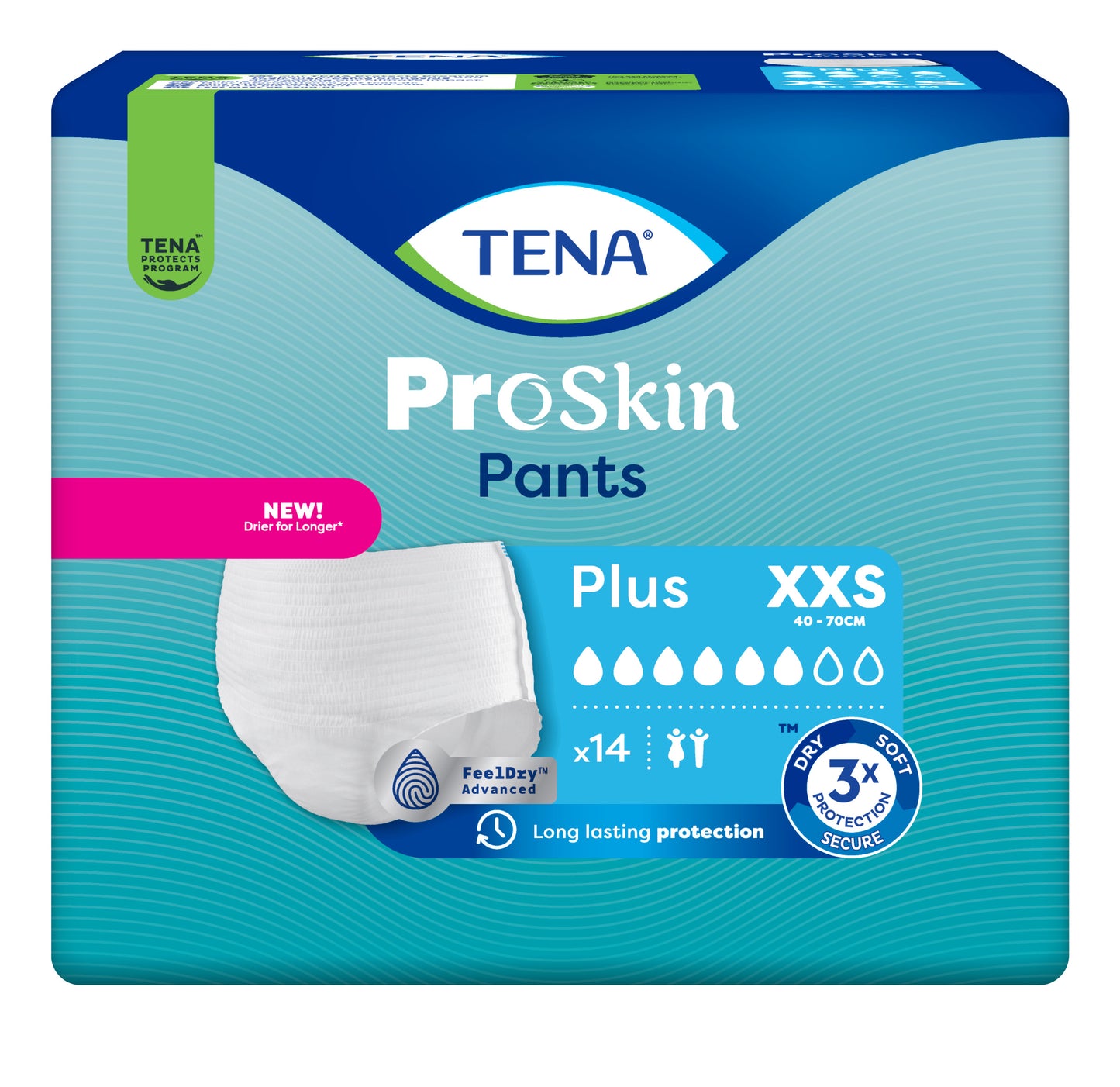 Inkontinensskydd Tena ProSkin Pants Plus XXS / 14