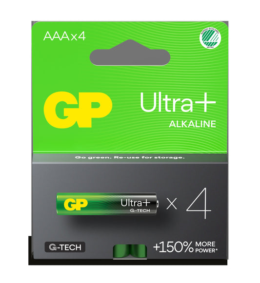 Batteri GP Ultra Plus 24AUP/LR03 AAA / 4
