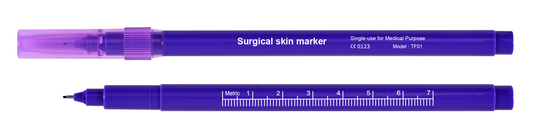 Bluebird Hudmarkeringspenna Single Tip 0,5mm Steril / 50