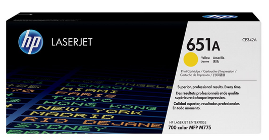 Toner HP CE342A 651A Laserjet MFP M775 Gul