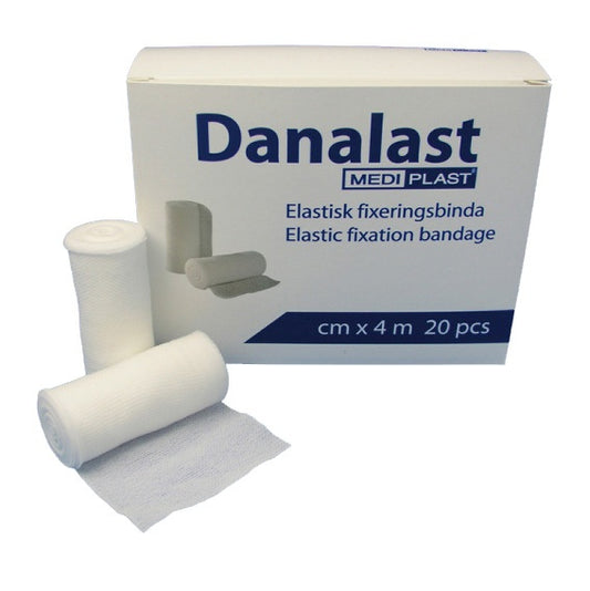 Danalast Elastisk Fixeringsbinda 8cm x 4m / 20
