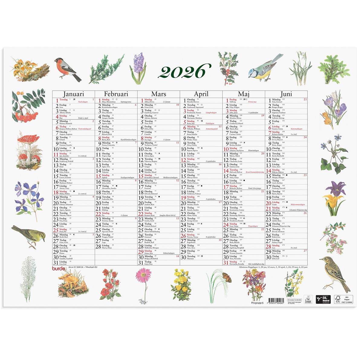 Stora Naturalmanackan - 5040
