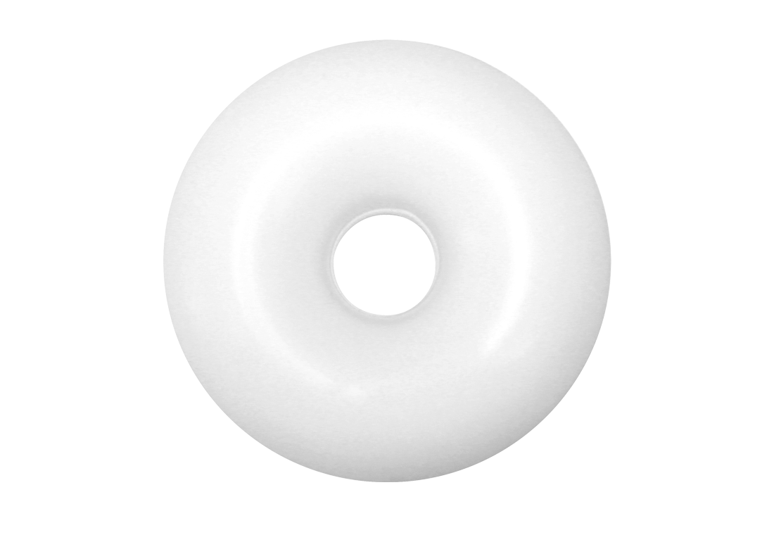 Livmoderring Silikon Donut 74mm
