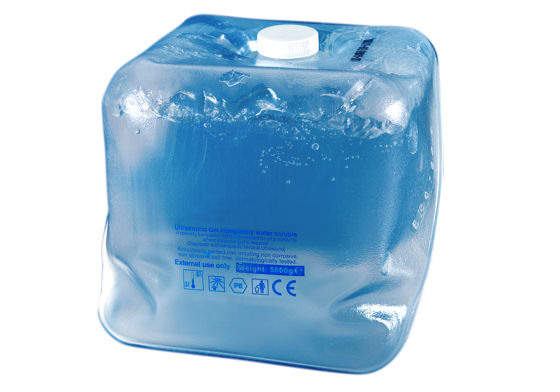 Ultraljudsgel ECO Supergel Blåfärgad 5L