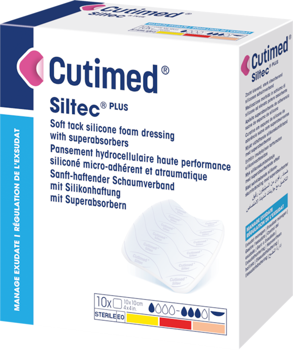 Cutimed Siltec Plus 10 x 10cm / 10